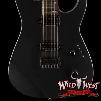 Jackson American Series Virtuoso HT Hardtail Streaked Ebony Fingerboard Satin Black 7.45 lbs image 1