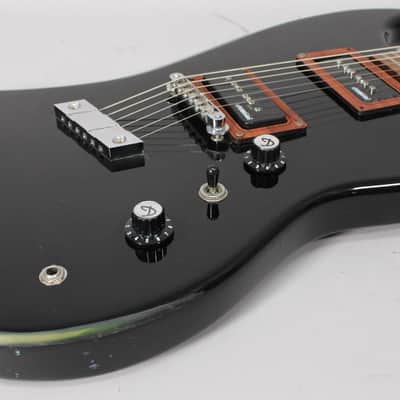 De Armond Jet Star Special P90s Gloss Black Finish Electric Guitar image 8
