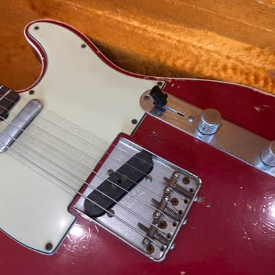 Fender Masterbuilt Yuriy Shishkov Telecaster 2009 - Heavy Relic Dakota Red image 4