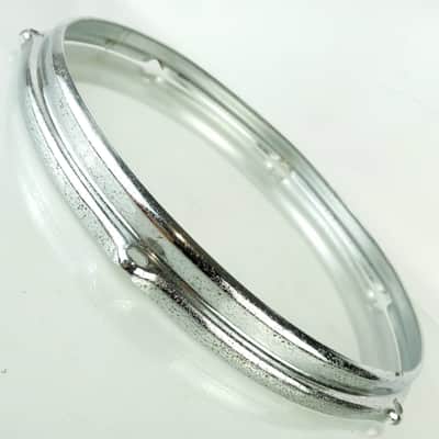*Slingerland 13" 70s Tom Drum Stick-Saver Batter/Resonant Rim/Hoop 6-Lug Chrome* image 2