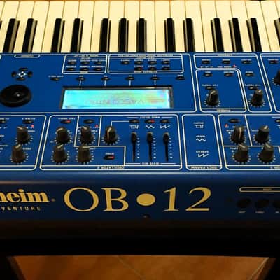 Oberheim OB-12 49-Key 12-Voice Synthesizer 2000 - Blue image 2