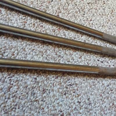 Unknown VINTAGE Thick 1/2" Diamter Floor Tom Legs 17" RARE Set Of 3 image 8