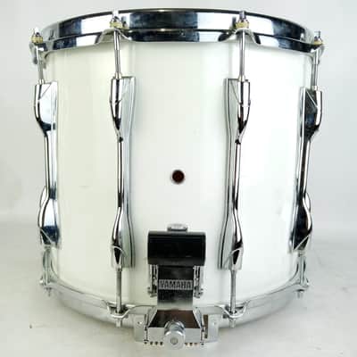 Yamaha 12x14"MS7014 Tour Custom Marching Snare Drum White Japan Triple-Flange80s image 4
