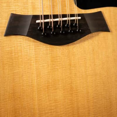 Taylor 150ce Bajo Quinto 12-String Acoustic/Electric Guitar - Sapele/Spruce with Gig Bag image 12