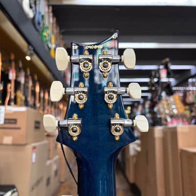 PRS Custom 24 10-Top Electric Guitar Carroll Blue Burst w/Hard Case image 8