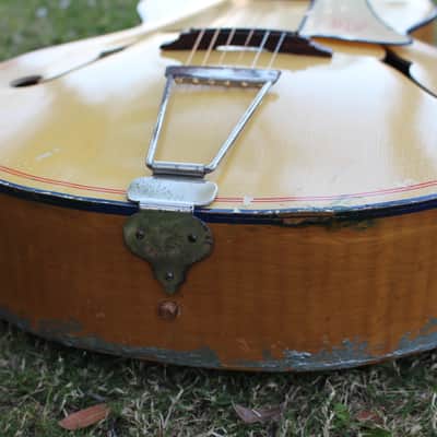 Beautiful Vintage 1940s/50s Kay Patriot Acoustic Archtop Guitar Project RARE & COOL Americana image 17