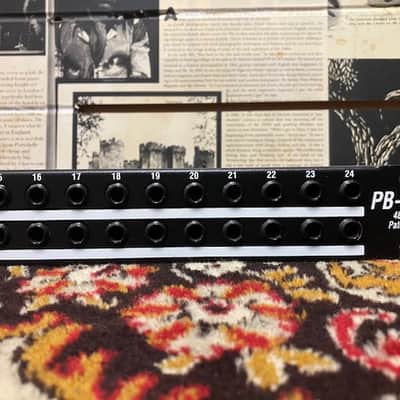 DBX PB48 48-Point TRS Jack Patch Bay for Recording Studios RRP £199.00 image 3