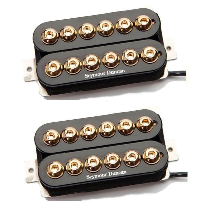 schertler DYN-G set ギタートランデューサー Seymour Duncan SH-8SG Synyster Gates Invader Humbucker set black