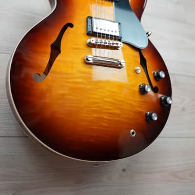 Gibson ES-335 Figured Semi-hollowbody Electric Guitar - Iced Tea #229 image 4
