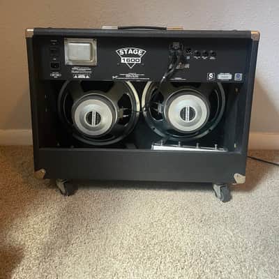 Fender Stage 1600 2-Channel 160-Watt 2x12" Solid State Guitar Combo 2004 - 2007 - Black image 2