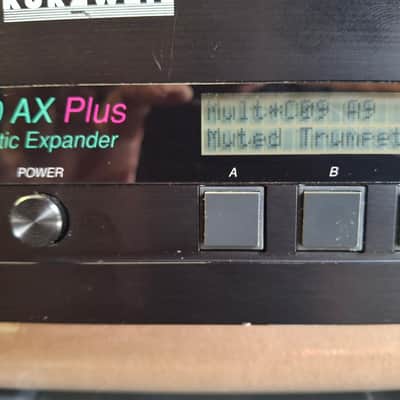 Kurzweil 1000 AX PLUS Acoustic Expander Series Rackmount Sound Module 1988 - 1992 - Black image 1