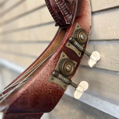 July 1960 Wandre Framez Naika Brownburst Upright Double Bass 3/4 Made in Italy image 11