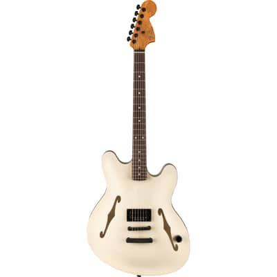 Fender Tom DeLonge Starcaster - Rosewood Fingerboard, Satin Olympic White image 1