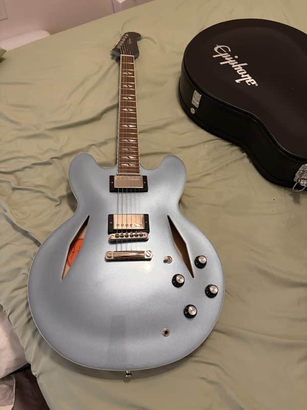 Epiphone Dave Grohl DG-335 Electric Guitar (with Case) 2026 - Pelham Blue