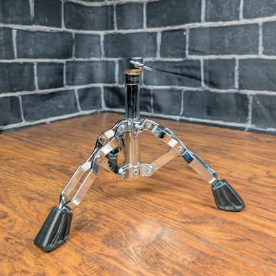 Double‑Braced Snare Drum Stand • Chrome • Stable • Like‑New • 17"–22" Basket Height image 6