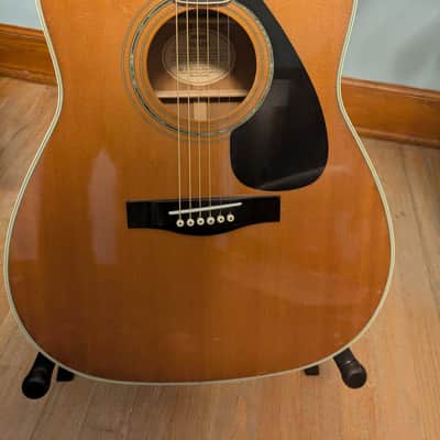 Yamaha FG-420A Natural Mahogany Acoustic Guitar image 4