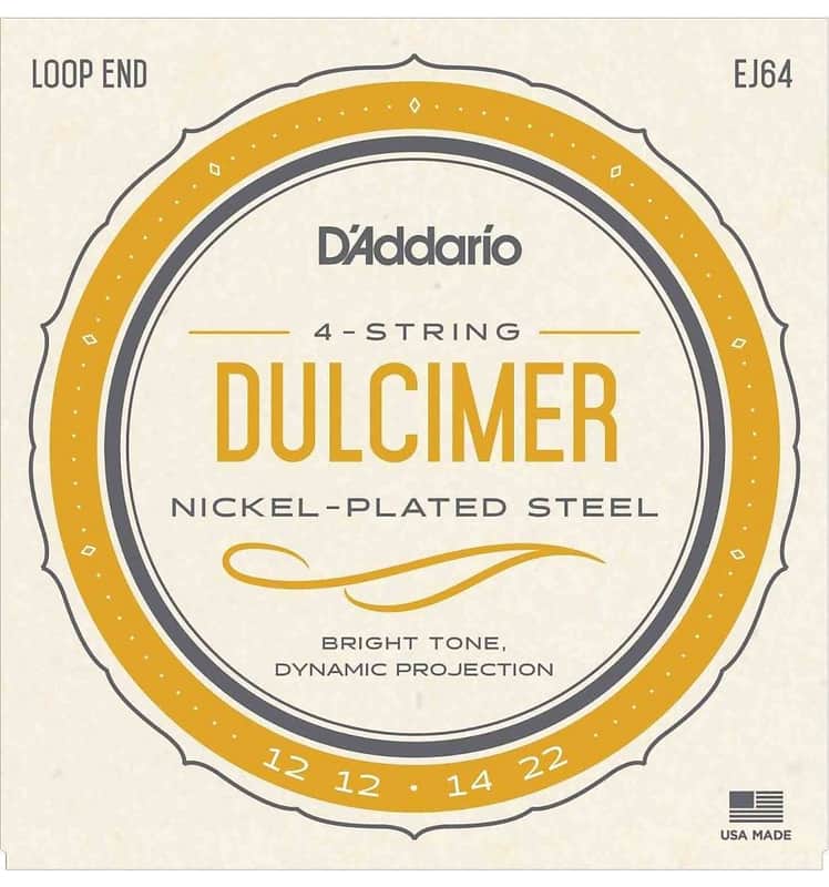D'Addario EJ64 Loop End 4-String Dulcimer Strings (12-22) image 1