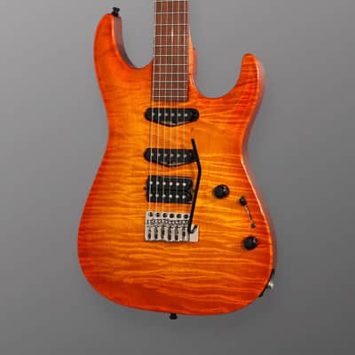Marchione Carve-Top Solid Body - 2023 - Cherry Burst. NEW. (Authorized Dealer) image 4