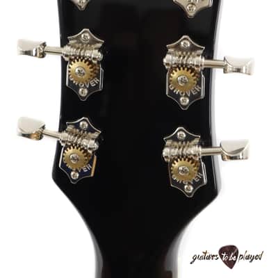 Guild Starfire IV ST LH Semi-Hollow Left-Handed Electric Guitar w/ Case - Black image 10