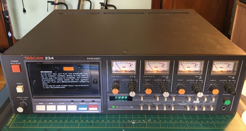 TASCAM 234 Syncaset Brown image 1