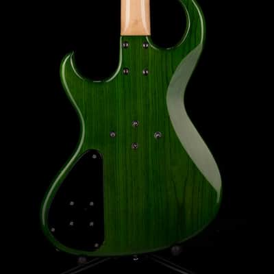 Pre Owned 1996 Rick Turner Prototype E-2 EL-434 PM Transparent Green Bass With OHSC image 13
