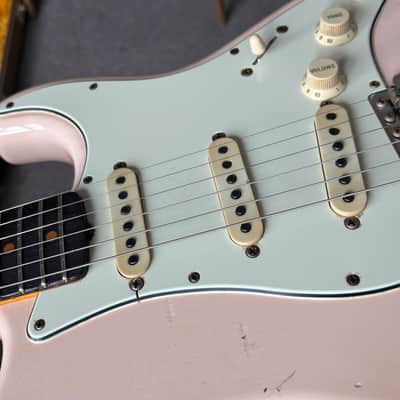 Fender Custom Shop 1959 Stratocaster 2020 - Super faded shell pink, Journey Man Relic image 10