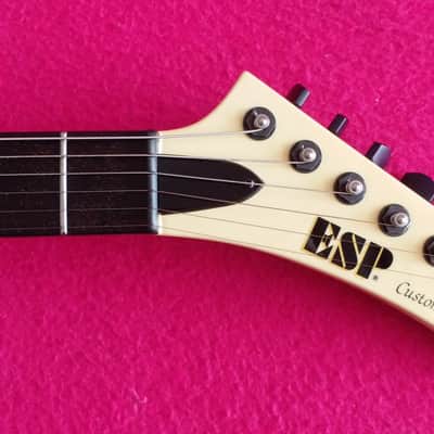 ESP Explorer E.X.P. Custom James Hetfield Metallica 1998 Olympic White image 13