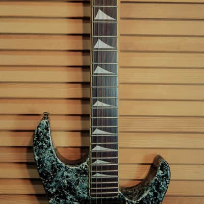 Kaman/Ovation GTX 33 Reverse Headstock SSH Dark Green Marble MIK image 5