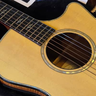 Taylor K-14 CE Koa AAAAA Flame Hawaiian Koa K14 K14ce GA Grand Auditorium Acoustic Guitar image 4