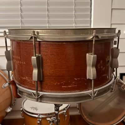 WFL / Ludwig 6.5x14 (8-Lug) Auditorium Snare Drum - Mahogany Lacquer image 6