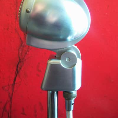 Vintage 1950's Turner 22X crystal microphone modified dynamic w period cable High Z harp mic image 8