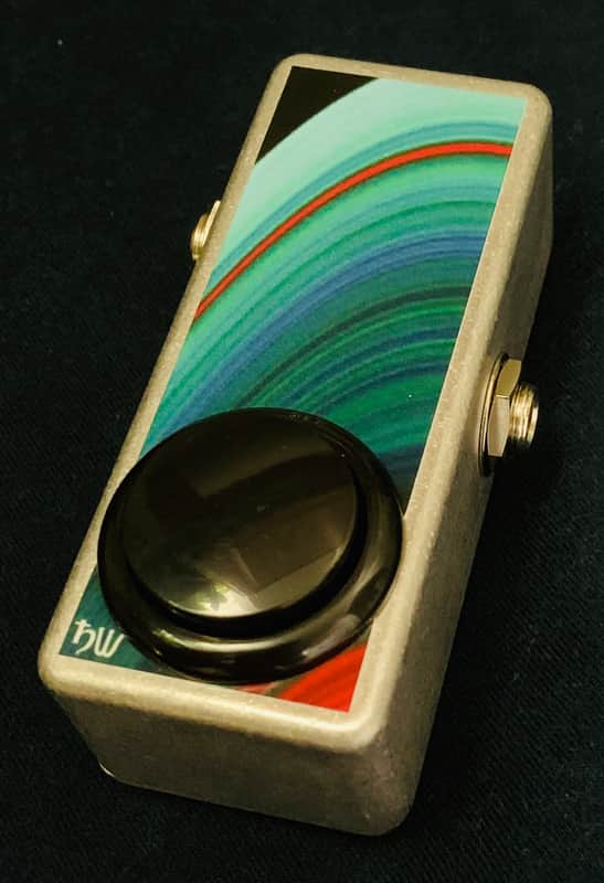 Saturnworks Arcade Button Soft Touch Passive Killswitch Kill Mute Stutter Switch Pedal for Guitar or Bass - Handcrafted in California image 1