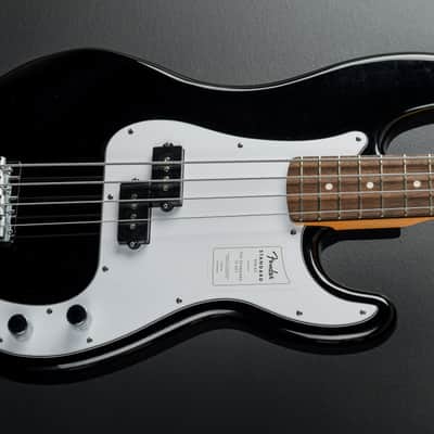 Fender Standard Precision Bass - Black w/Indian Laurel image 1