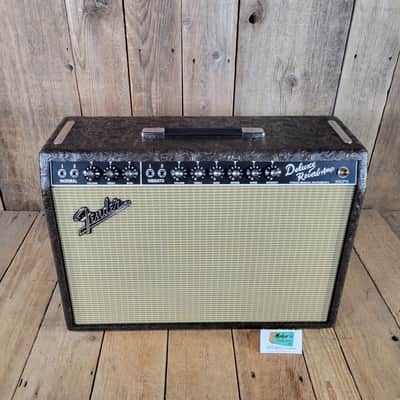 Fender 65 Deluxe Reverb Limited Edition Western 2025 With Cover Model # PR 239 - Brown Western image 2