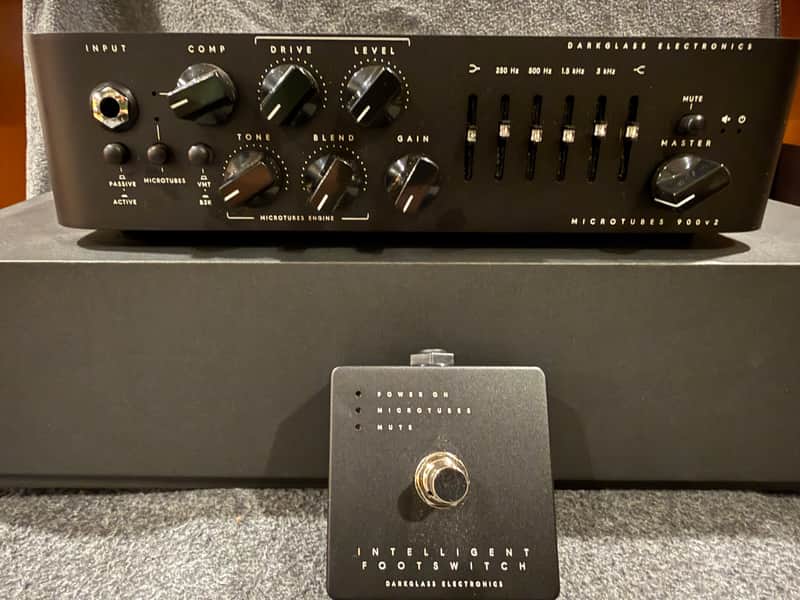 Darkglass Electronics Alpha-Omega 900 900-Watt Bass Amp Head 2020 - Red With Centurion image 1