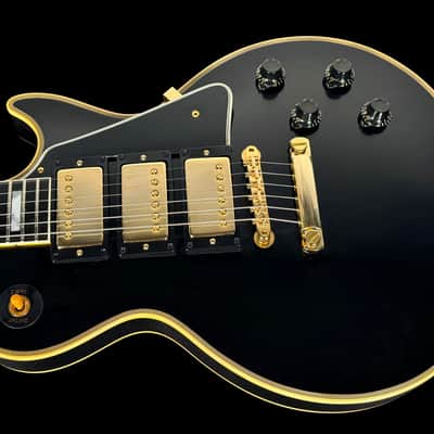 2025 Gibson Les Paul Custom '57 Triple Pickup Custom Shop VOS ~ Ebony image 2