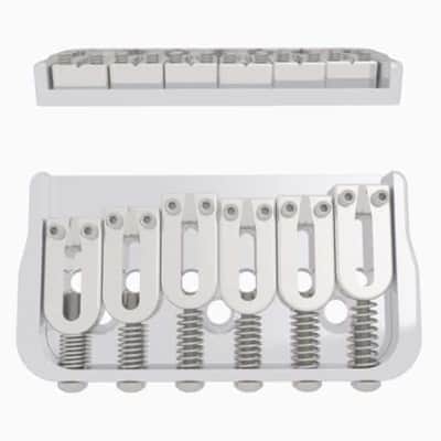 Hipshot 41060C 6 String Fixed Guitar Bridge image 2