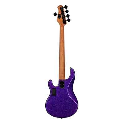 Sterling by Music Man StingRay RAY35 5-String Bass - Purple Sparkle - Open Box image 8