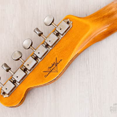 2023 Fender Custom Shop 1952 Telecaster Streamlined U Heavy Relic Butterscotch Blonde w/ P-90, Case, CoA, Lightweight Ash image 5