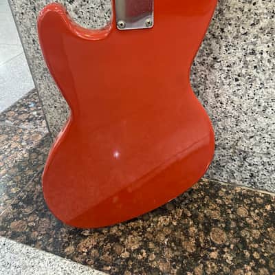 1996 Fender Japan Kurt Cobain JT-95 Jag-Stang - Fiesta Red Electric Guitar image 6
