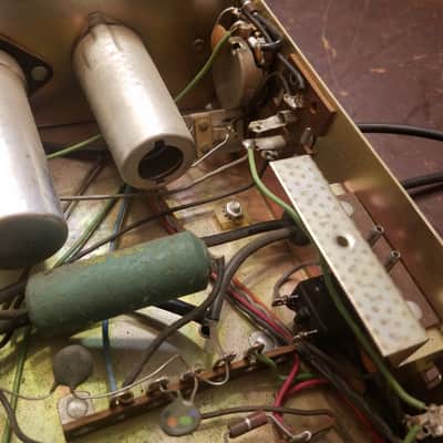 Viking RP-61 (VU) Rackmount Tube record/playback amplifier VU meter 1950s - Hammered grey metallic paint image 14