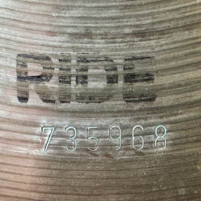 Paiste 20" 2002 Ride Cymbal 1977 -Black Label - VIDEO image 7