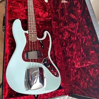 Fender Custom Shop 64 NOS Jazz Bass - Full Roast Build - Sonic Blue image 1