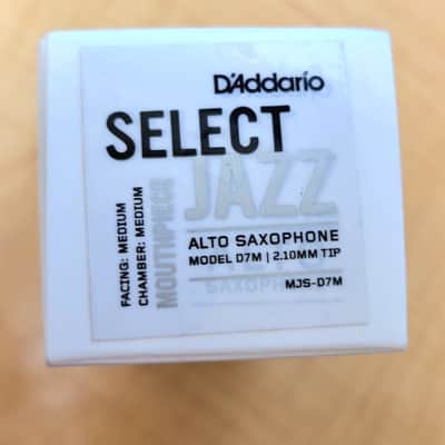 D'Addario MJS-D7M Select Jazz Alto Saxophone Mouthpiece - 7M image 2