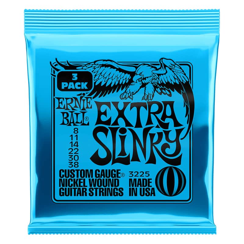 Photos - Strings Ernie Ball Current  P03225 Silver 