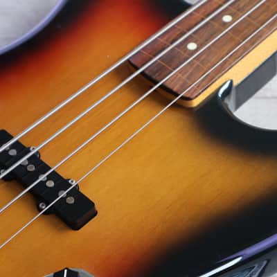 1993 Fender Japan JB62-FL '62 Reissue Jaco Fretless Jazz Bass (Sunburst) image 5