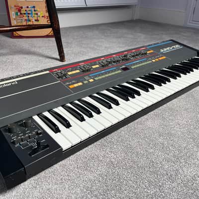 Immagine Roland Juno-106 61-Key Programmable Polyphonic Synthesizer 1984 - 1985 - Black - 3
