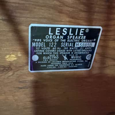 Leslie Model 122 Rotary Speaker Cabinet – Vintage image 2