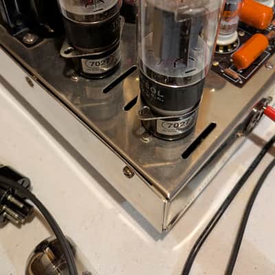 Tung-Sol 7027A NOS Testing Matched Pair Tubes Same Codes / 7027 image 5