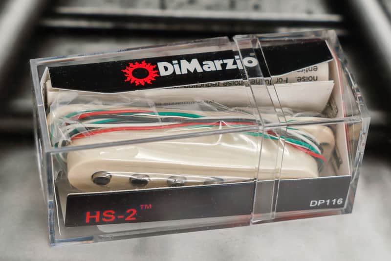 DiMarzio DP116AW HS-2 Stratocaster Pickup - Aged White / Nickel Pole Pieces image 1